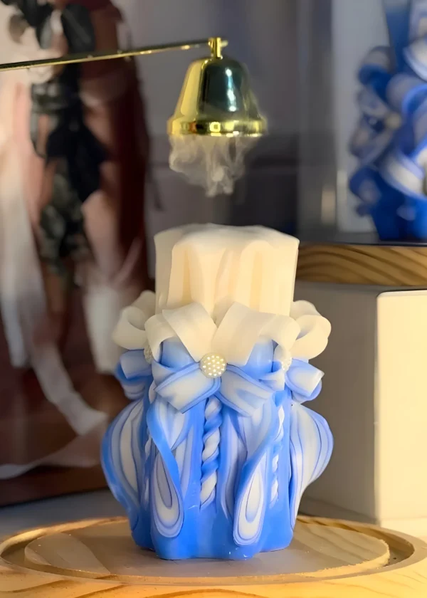 Beautiful Hand-Carved Candle – Decorative candle pillars