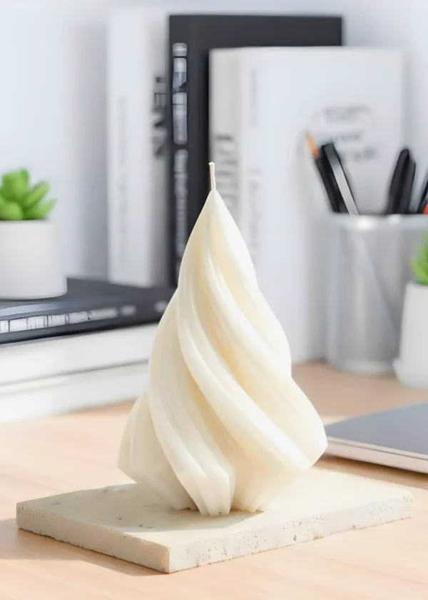 Handmade Christmas Candle – Simple, Eco-Friendly Gift in Elegant Box