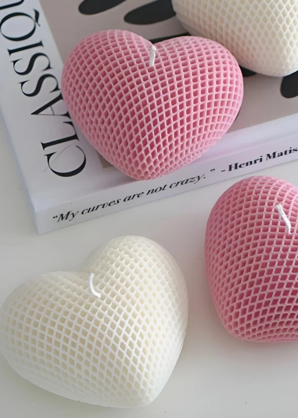 Personalized Heart-Shaped Soy Candle