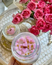 Handmade Soy Wax Candle in Glass Jar