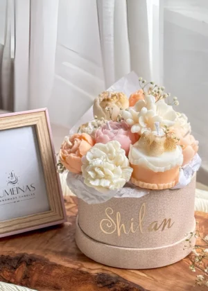 Handmade Soy Wax Cake Candle – unique birthday gift