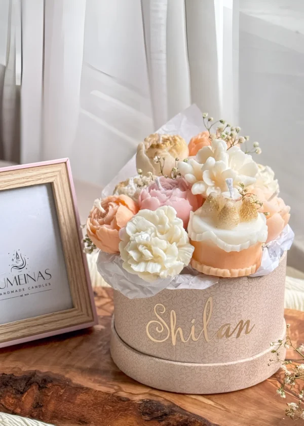 Handmade Soy Wax Cake Candle – unique birthday gift