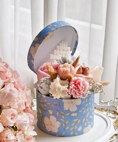 "Forever in Bloom" – Soy Wax & Dried Flower Gift Set