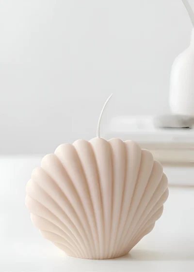 Shell Candle – Coastal Soy Wax Gift for Beach Lovers