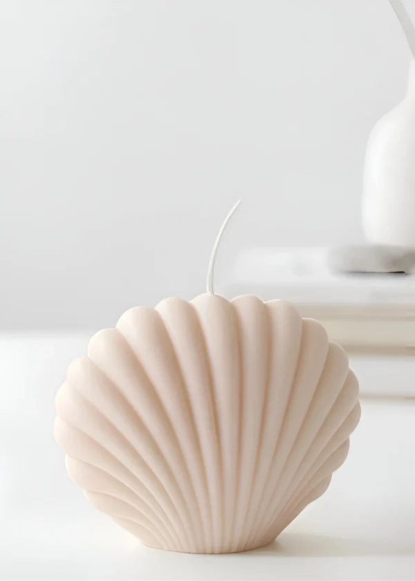 Shell Candle – Coastal Soy Wax Gift for Beach Lovers