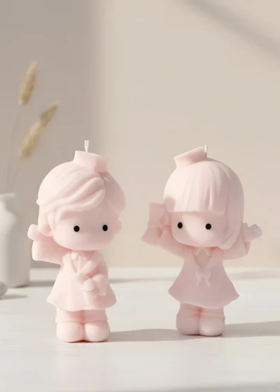 Graduation Gift Boy and Girl Candle, Cute Graduate Soy Candles